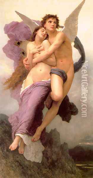 The Abduction of Psyche 1895 Oil Painting - William-Adolphe Bouguereau