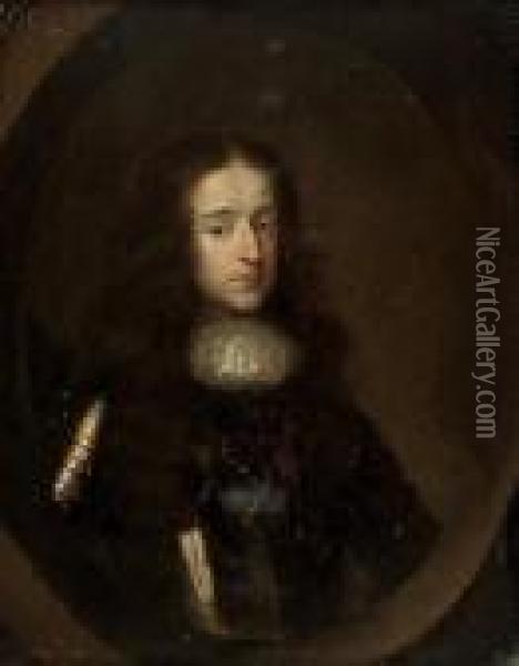 Portrait Of The Prince Of Orange Oil Painting - William Wissing or Wissmig