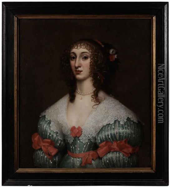 Henrietta Maria Oil Painting - Gilbert Jackson