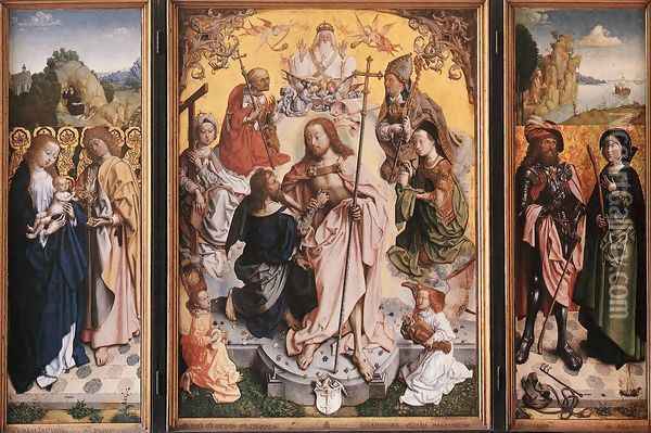 St Thomas Altarpiece Oil Painting - Unknown Painter