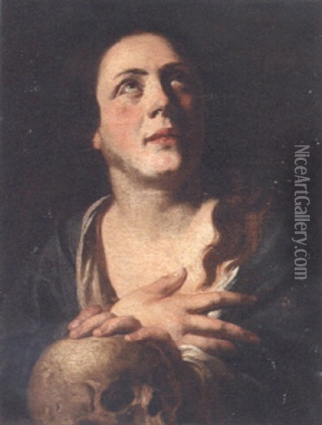 The Penitent Magdalen Oil Painting - Giovanni Battista Piazzetta