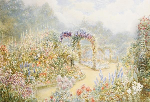 Garden Scenes Oil Painting - Frederick Henry Evans