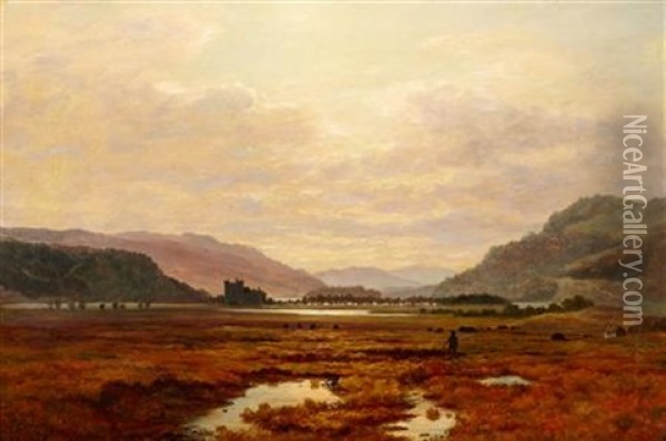 Castle In A Glen Oil Painting - Duncan Cameron