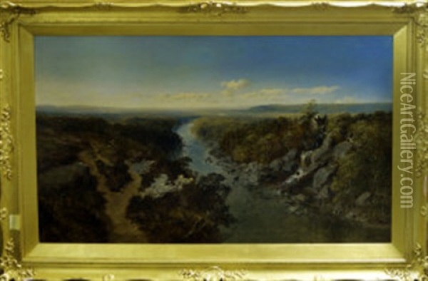 Wensleydale, Yorks Oil Painting - Edmund John Niemann