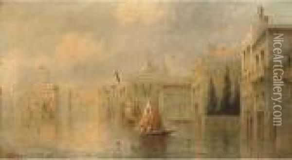 A Venetian Capriccio Oil Painting - James Salt