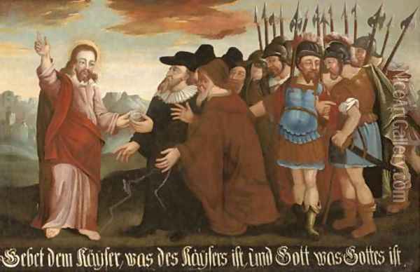 The Betrayal of Christ Oil Painting - German School