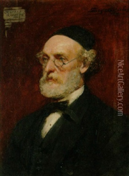Portrat Von George Alfred Rogers Oil Painting - John Seymour Lucas