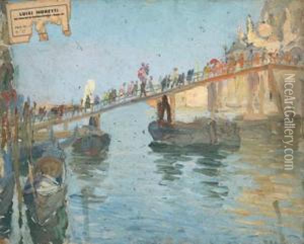 Venise Oil Painting - Luigi Moretti