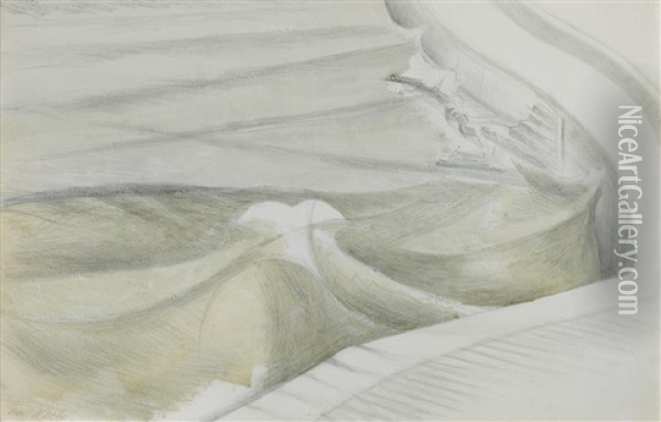 The Tide Oil Painting - Paul Nash