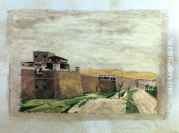 La Fortezza Da Basso Oil Painting - Fabio Borbottoni