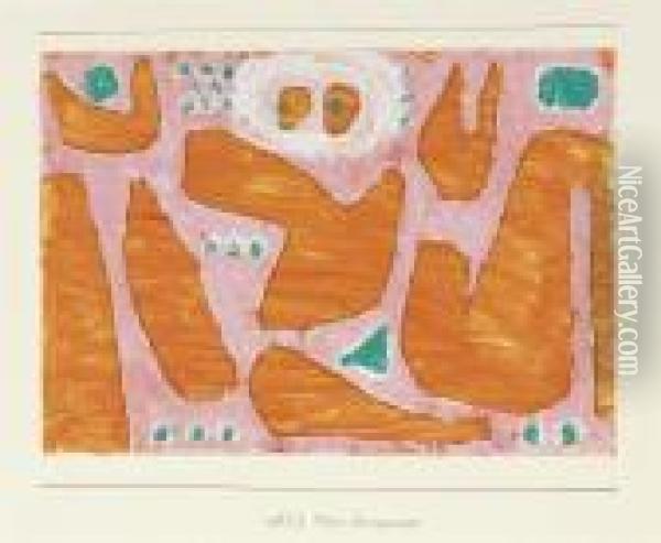 Etwas Desorganisiert Oil Painting - Paul Klee