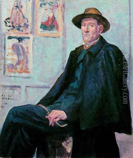 Félix Fénéon Oil Painting - Maximilien Luce