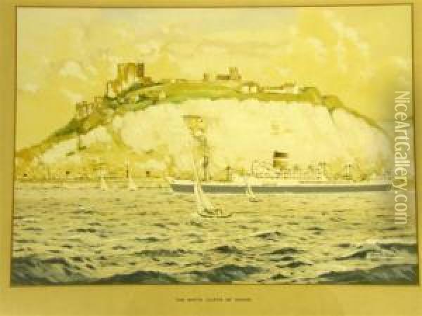 White Cliffs Of Dover Oil Painting - John Smith