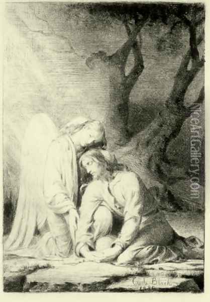 Christ at Gethsemane Oil Painting - Carl Heinrich Bloch