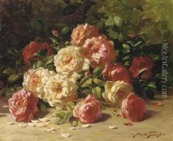 Roses Oil Painting - Abbott Fuller Graves