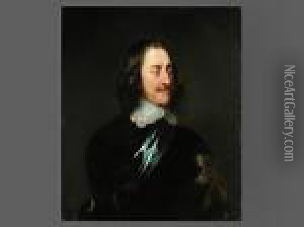 Portrait Konig Karl I. Von England Oil Painting - Sir Peter Lely