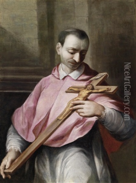 Der Heilige Karl Borromaus Oil Painting -  Tanzio da Varallo