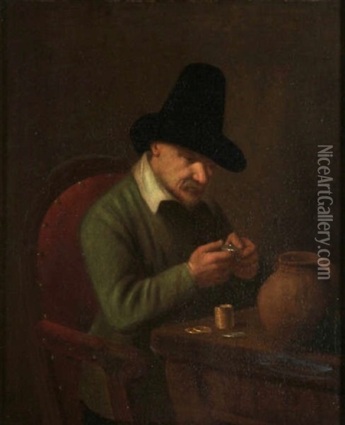 Le Tresorier Oil Painting - Charles (Karel Ferdinand) Venneman