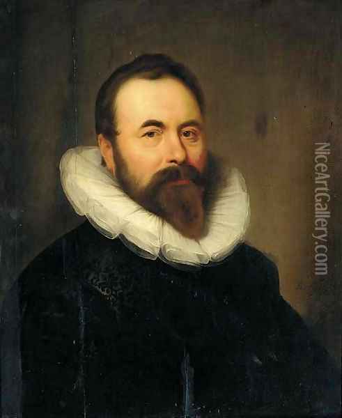 Portrait of a gentleman 2 Oil Painting - Bartholomeus Van Der Helst