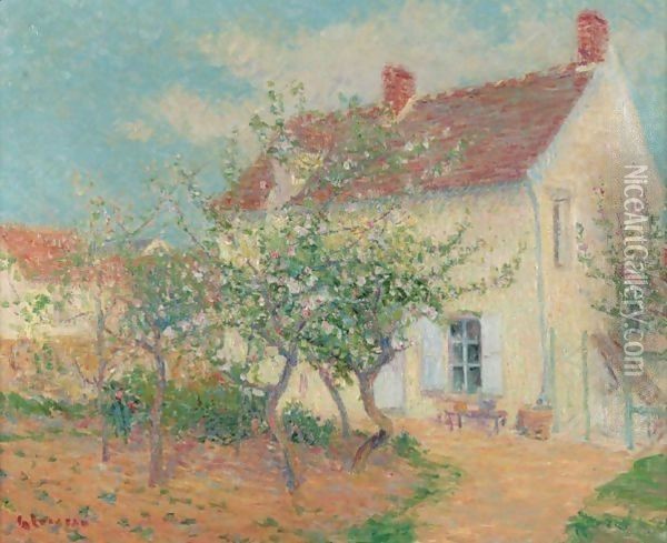 La Maison De Campagne Oil Painting - Gustave Loiseau