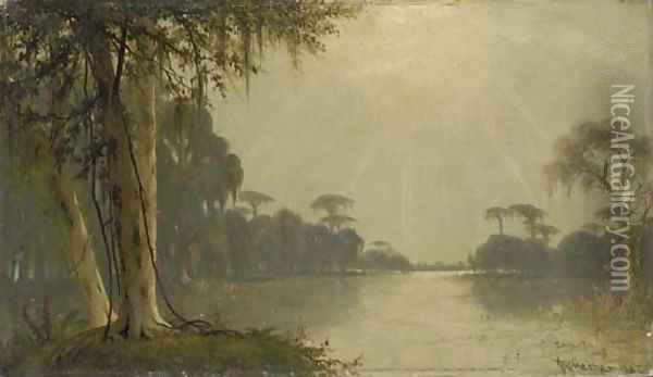 Lake Providence, Louisiana Oil Painting - Joseph Rusling Meeker