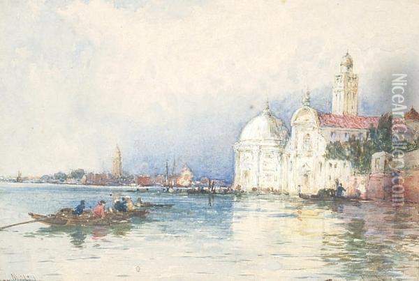 San Michele - Venice Oil Painting - Thomas Bush Hardy