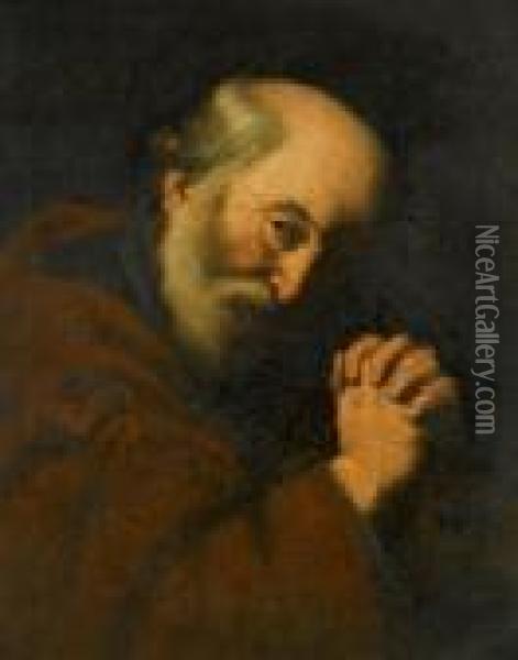 St. Peter Oil Painting - Jusepe de Ribera