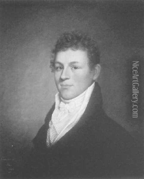 Portrait Of Edward Alexander Williams Oil Painting - Ethan Allen Greenwood