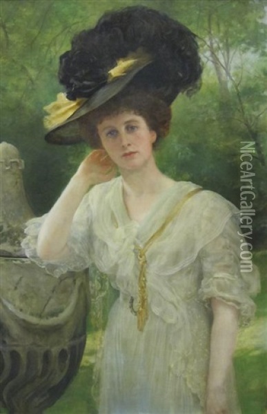 Far Away Thoughts Oil Painting - John Collier