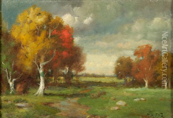 Country Pasture Oil Painting - Robert Atkinson Fox