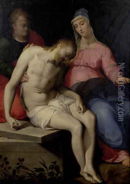Pieta Oil Painting - Lorenzo Sabbatini