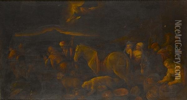 The Departure For Canaan Oil Painting - Jacopo Bassano (Jacopo da Ponte)