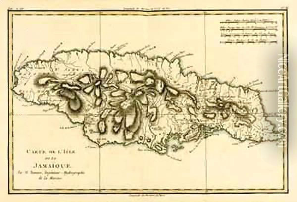 The Island of Jamaica Oil Painting - Charles Marie Rigobert Bonne