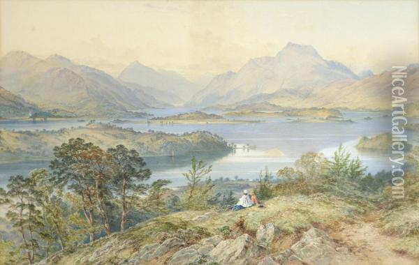 Loch Lomond Oil Painting - John Adam P. Houston