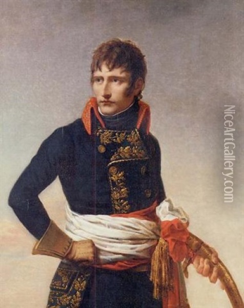 Portrait Of Napoleon Bonaparte As First Consul, Holding A Sabre Oil Painting - Andrea Appiani