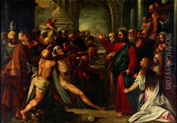 Auferweckung Des Lazarus Oil Painting - Bartholomaus Kilian II