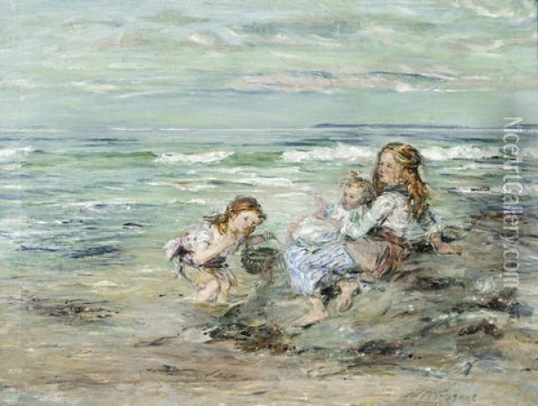 West Wind, Machrihanish Oil Painting - William McTaggart