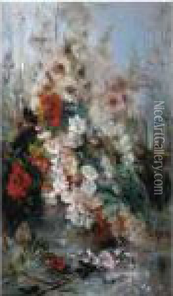 Sumer Bouquet Oil Painting - Jean Capeinick
