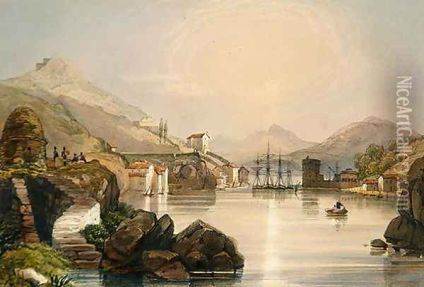 Port of Passages, 1828 Oil Painting - Henry Wilkinson