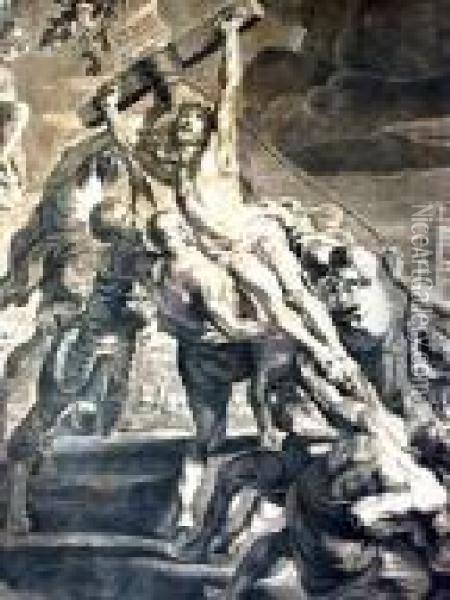 L'erection De La Croix Oil Painting - Peter Paul Rubens