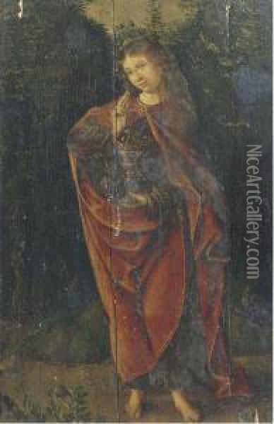 Saint John The Evangelist Oil Painting - Garofalo
