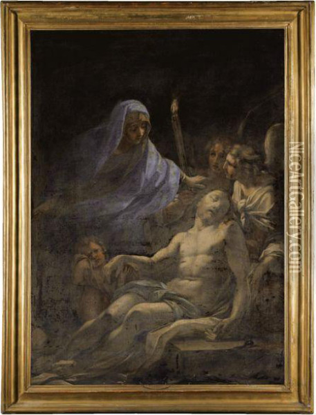 The Lamentation Oil Painting - Carlo Maratta or Maratti