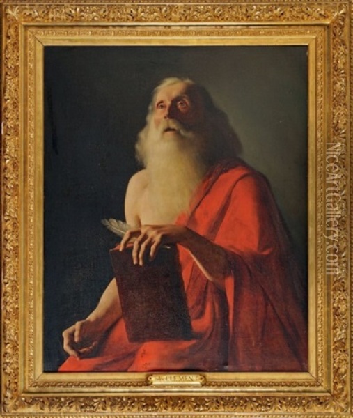 L'evangeliste Oil Painting - Felix Auguste Clement