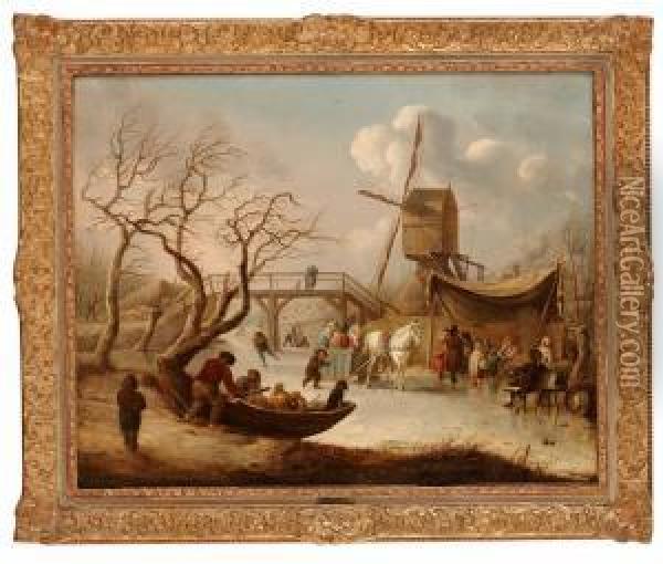 Signed A Vermeulen And Dated F 1798 Oil Painting - Andries Vermeulen