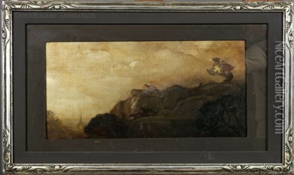 Le Cavalier Oil Painting - Jan Frans De Boever