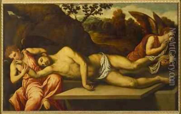 Deposition of Christ Oil Painting - Paris Bordone