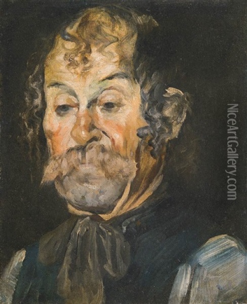 Portrait Of A Man Oil Painting - Laszlo Mednyanszky