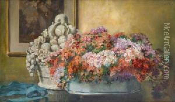 Bouquet Tout Fait Oil Painting - Dolf van Roy