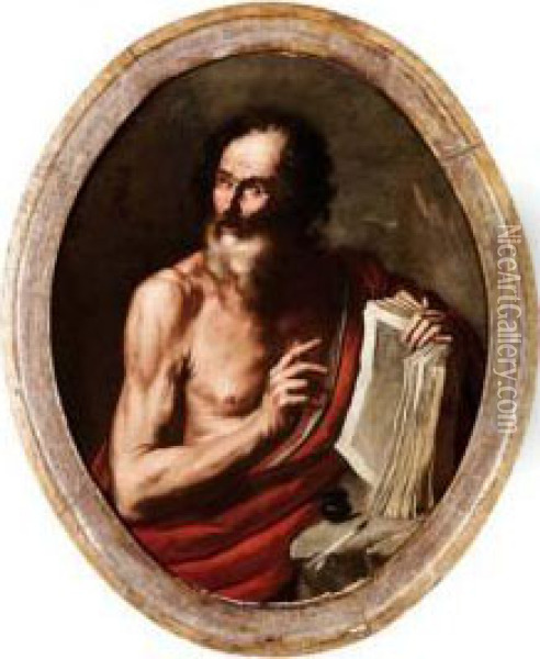 San Girolamo Oil Painting - Hendrick Zomeren Van Somer
