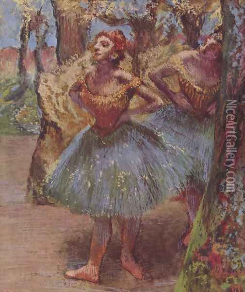 Dancers 9 Oil Painting - Edgar Degas